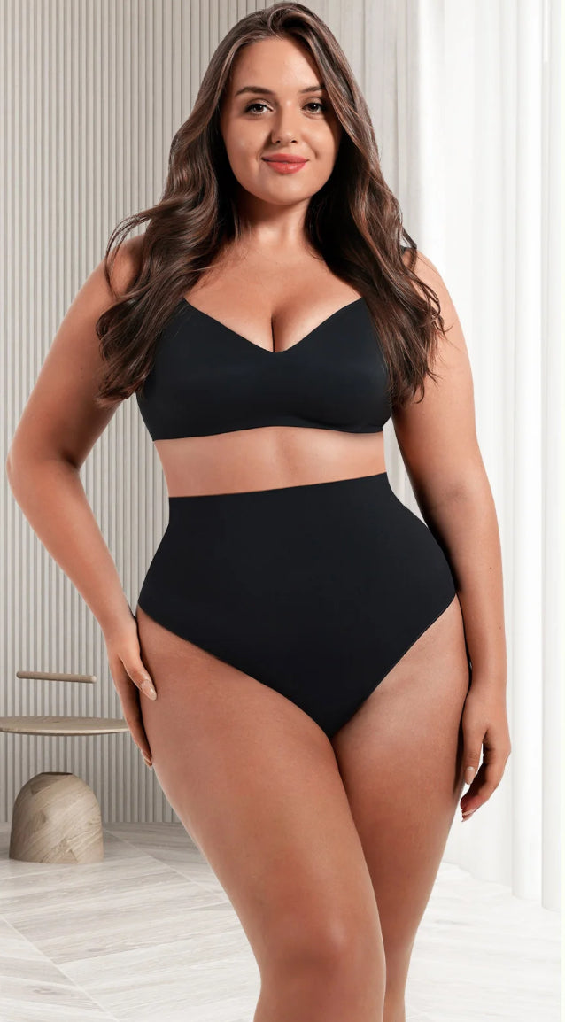 MID-RISE SHAPING THONG