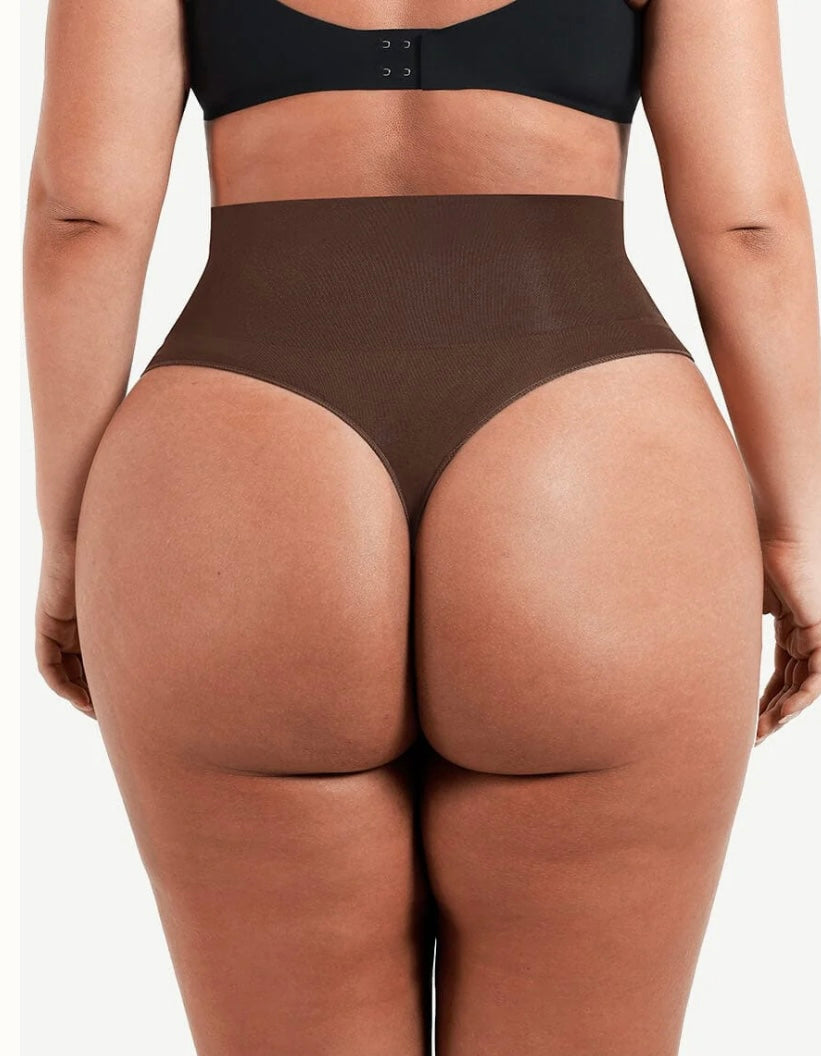 MID-RISE SHAPING THONG